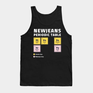 Newjeans Periodic Table Tank Top